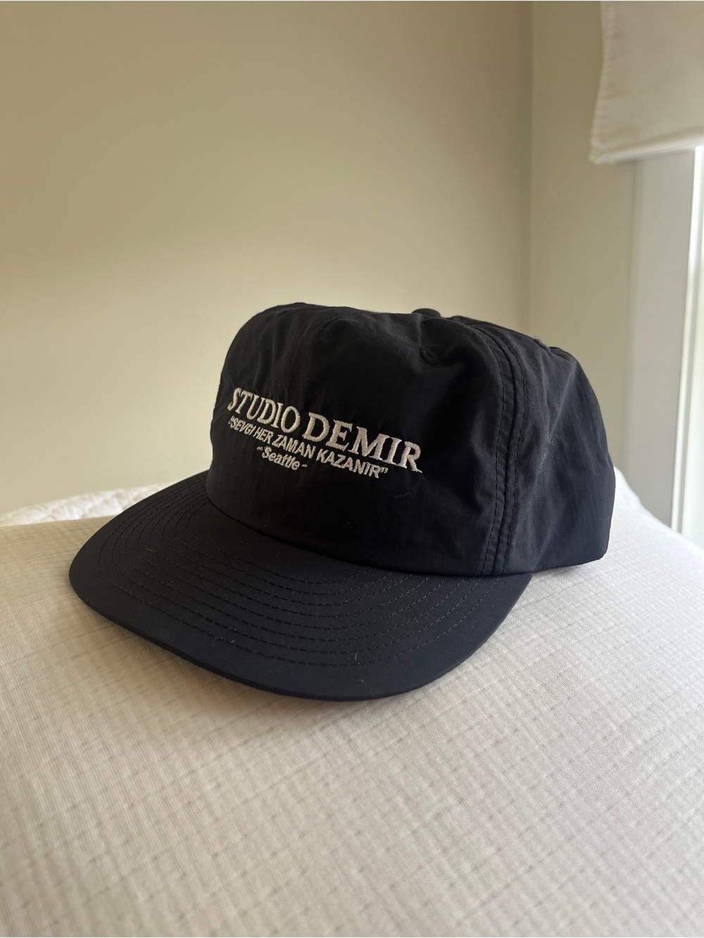 Studio Demir Black Logo Baseball Cap